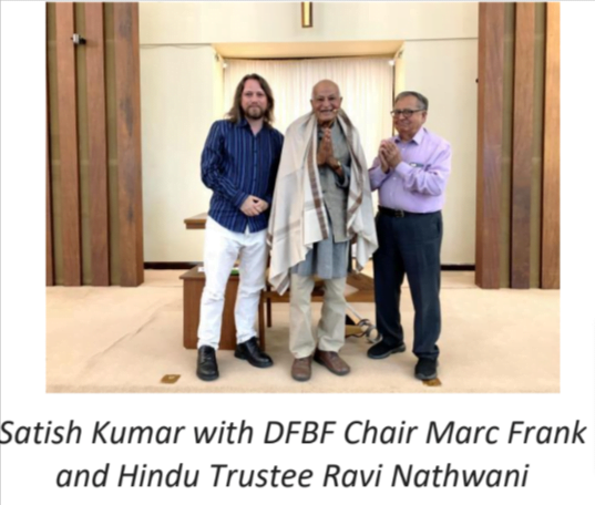 Interfaith News – Visit of Satish Kumar