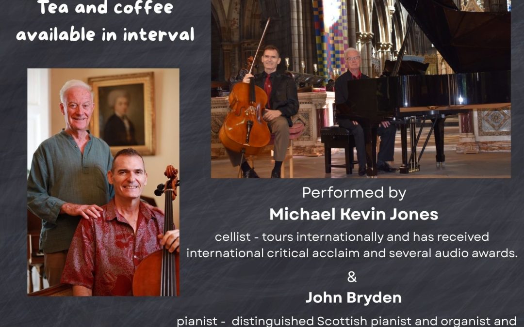 CELLO AND PIANO CONCERT 10th April 2026